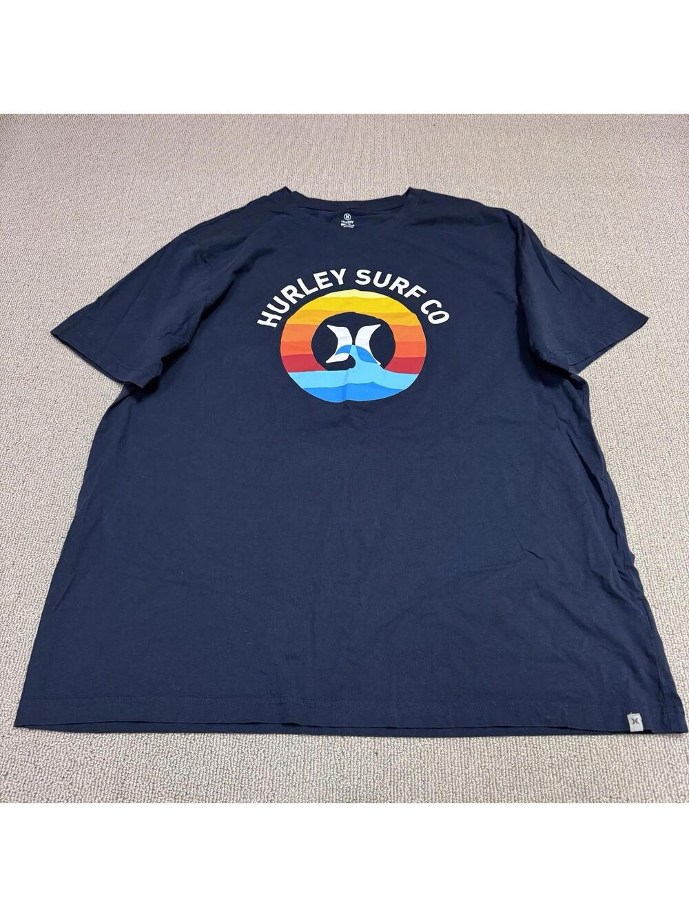 Hurley T-Shirt Men’s Blue Short Sleeve Size XXL